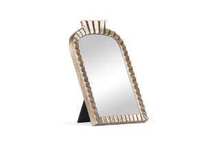 Art Deco Brass Table Mirror