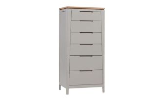 Ashby Grey 6 Drawers Chest