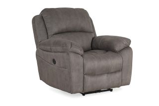 Avenue Fabric Armchair Electric Recliner-Outlet