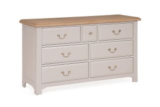 Bellevue Light Grey 7 Drawers Chest
