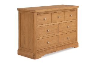 Elton Oak 7 Drawers Chest