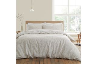 Bianca Shadow Leaves Double Duvet Set