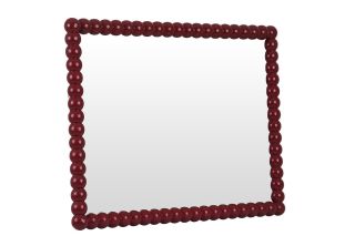 Bobble Mirror Red 60x80cm