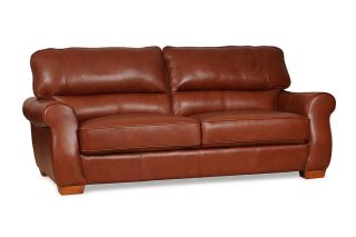 Boletelli Butterscotch Leather 3 Seater Sofa