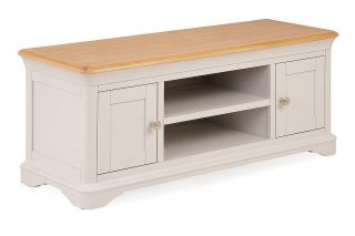 Brighton Light Grey Oak 2 Doors Tv Stand