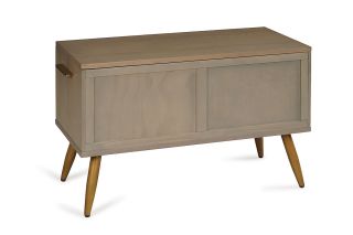 Bronx Grey Oak Blanket Box