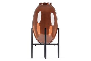 Brown Glass Vase