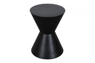 Burrow Hourglass Side Table Black Finish