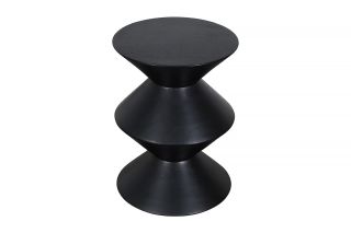 Burrow Zig Zag Side Table Black Finish