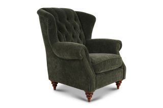 Cambridge Green Fabric Armchair