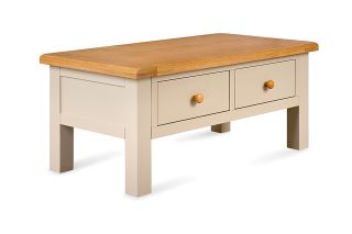 Caravel Light Grey Oak 2 Drawers Coffee Table