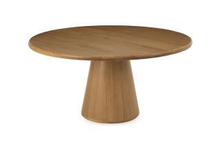 Caspian Oak Round Dining Table 1_5M