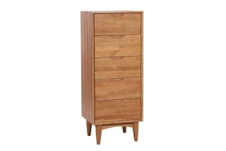 Charlie Oak 5 Drawers Chest