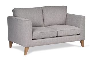 Charm Light Grey Fabric 2 Seater Sofa