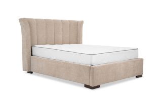 Cloudy Taupe Fabric Super King 6ft Split Base Storage Bed