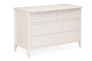 Coolmore White 4 Drawers Chest