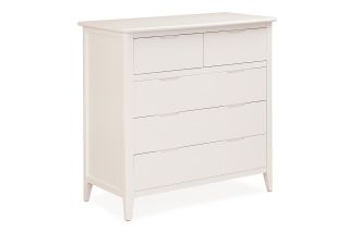 Coolmore White 5 Drawers Chest
