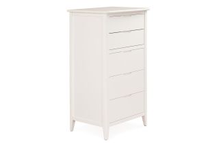 Coolmore White 5 Drawers Lingerie Chest