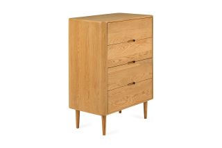 Copenhagen Oak 4 Drawers Chest
