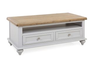 Discovery Grey Oak 2 Drawers Coffee Table