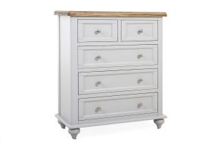 Discovery Grey Oak 5 Drawers Chest