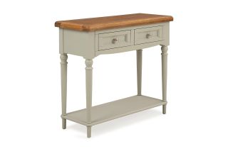 Discovery Sage Grey Oak 2 Drawers Console Table