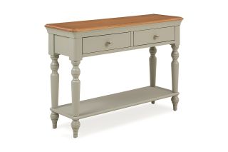 Brighton Sage Grey Oak 2 Drawers Console Table