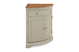 Brighton Sage Grey Oak 1 Drawer 2 Doors Corner Cabinet