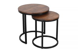 Dusk Small Nest Of 2 Round Tables