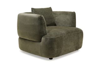 Ella Green Fabric Armchair