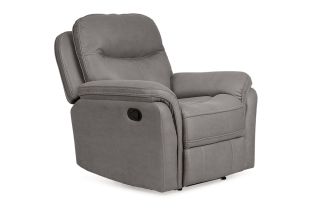 Emerson Brown Fabric Armchair Manual Recliner