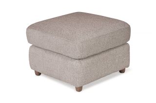 Fontella Grey Fabric Footstool-Outlet-New Ross