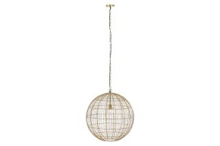 Globe Gold Pendant 59cm