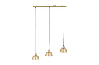 Gold Metal Pendant Trio