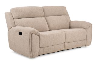 Grantham Cream 3 Seater Manual Recliner Sofa