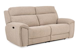 Grantham Cream Electric 3 Seater Sofa