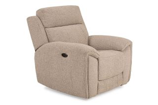 Grantham Cream Fabric Electric Recliner Armchair