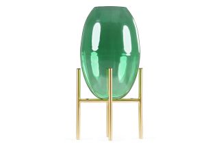 Green Glass Vase