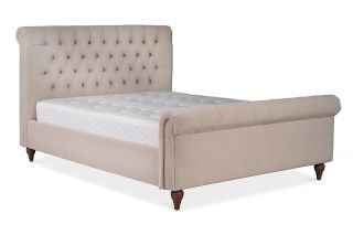 Harrison Cream Fabric Double 4ft6 Bed Frame