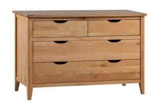 Henderson Oak 4 Drawers Chest