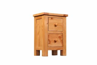 Hereford Pine 2 Drawers Bedside Table
