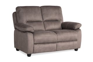 Houston Light Grey Fabric 2 Seater Sofa