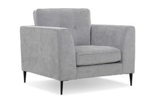 Hunter Grey Fabric Armchair
