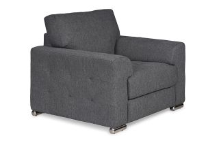 Jackson Dark Grey Fabric Armchair