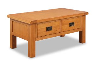 Kingston Oak 2 Drawer Coffee Table