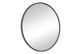 Laura Black Frame Tinted Mirror 90x90cm