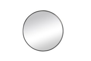 Laura Round Mirror Black 90x90cm
