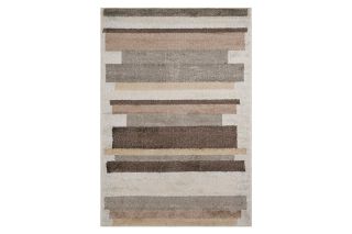Leno Ivory Brown Rug 140x200cm
