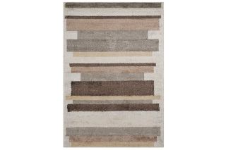 Leno Ivory Brown Rug 140x200cm