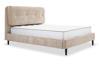 Lilly Taupe Fabric King 5ft Bed Frame
